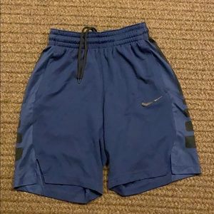 Navy Nike elite shorts